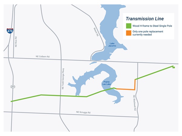 Transmission project map