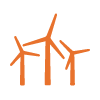 Wind turbine icon