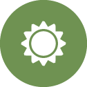 icon of a sun